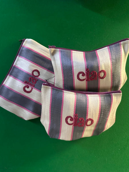 Ciao Recycled Pouch -  Olive