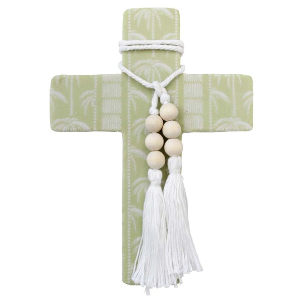 Green Coastal Wall Cross