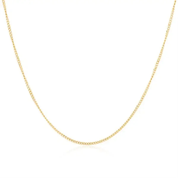 18k Gold Plated Curb chain necklace