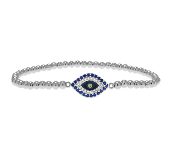 Sterling Silver Eye Bracelet