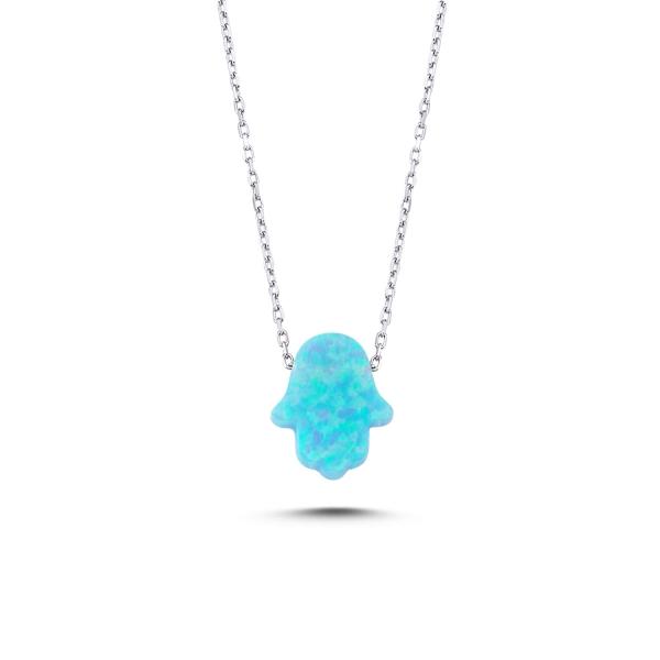 Hamsa Opal Necklace Australia